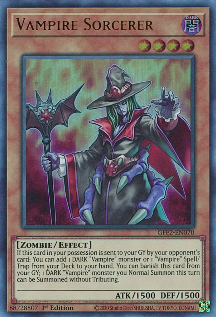 Vampire Sorcerer [GFP2-EN070] Ultra Rare | Clutch Gaming