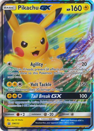 Pikachu GX (SM232) (Jumbo Card) [Sun & Moon: Black Star Promos] | Clutch Gaming