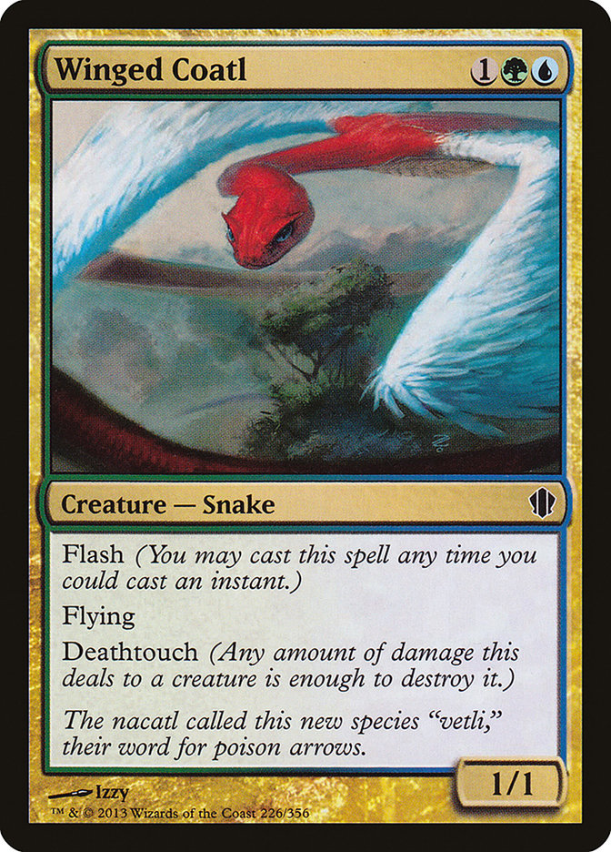 Winged Coatl [Commander 2013] | Clutch Gaming