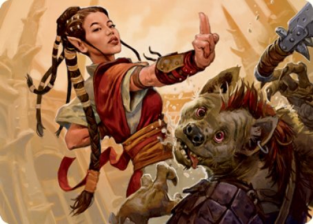 Half-Elf Monk Art Card [Dungeons & Dragons: Adventures in the Forgotten Realms Art Series] | Clutch Gaming