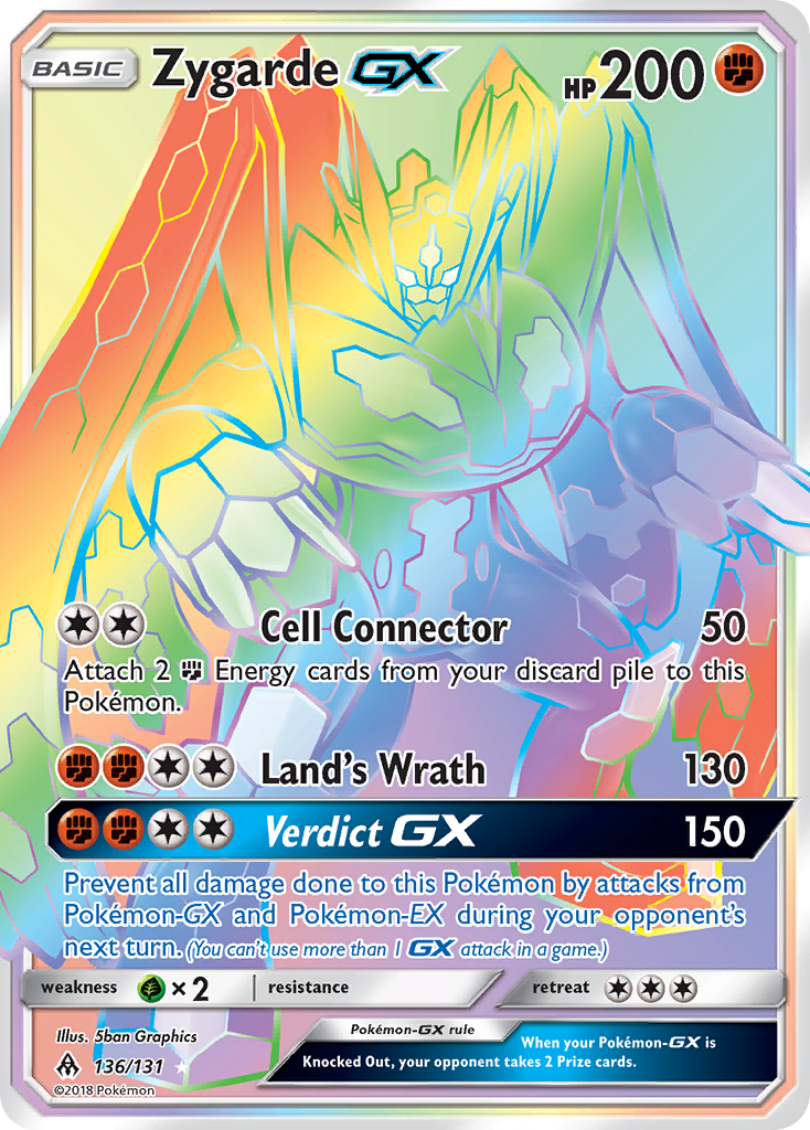 Zygarde GX (136/131) [Sun & Moon: Forbidden Light] | Clutch Gaming