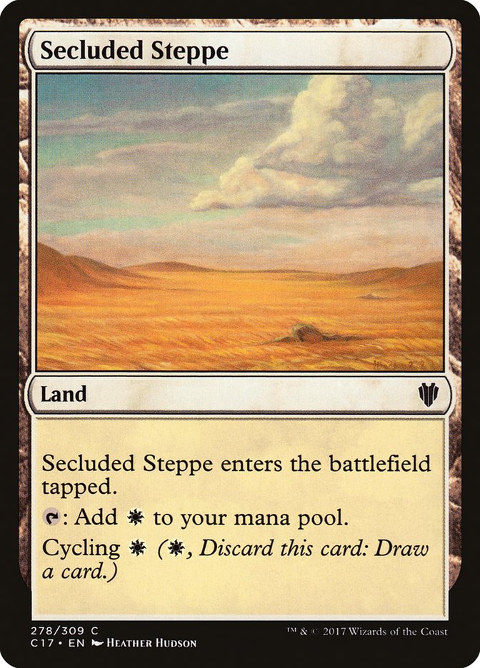 Secluded Steppe [Commander 2017] | Clutch Gaming