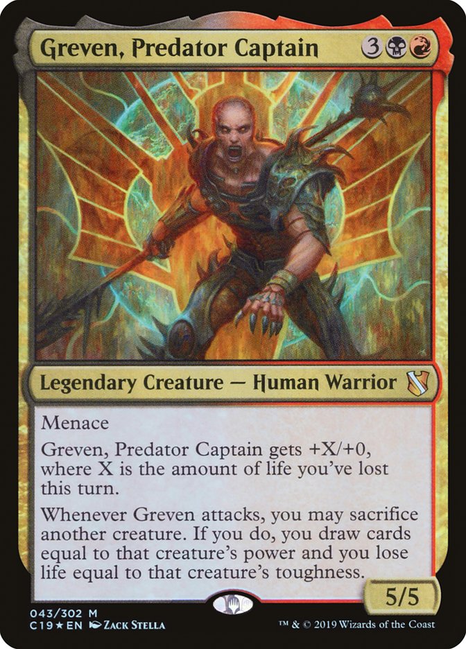 Greven, Predator Captain [Commander 2019] | Clutch Gaming