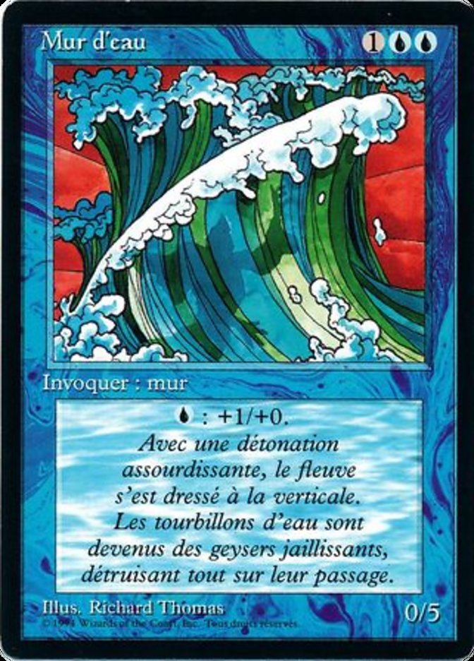 Wall of Water [Foreign Black Border] | Clutch Gaming