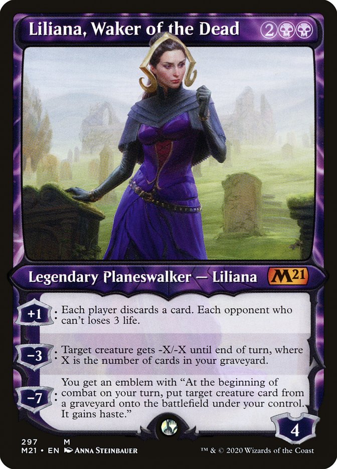 Liliana, Waker of the Dead (Showcase) [Core Set 2021] | Clutch Gaming