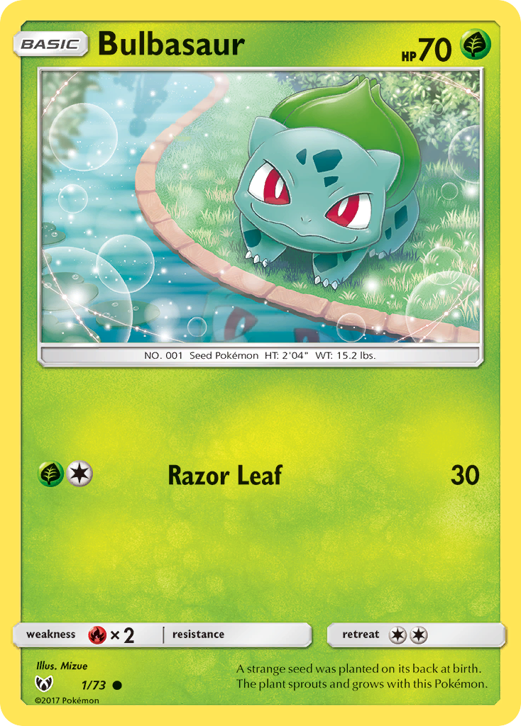 Bulbasaur (1/73) [Sun & Moon: Shining Legends] | Clutch Gaming