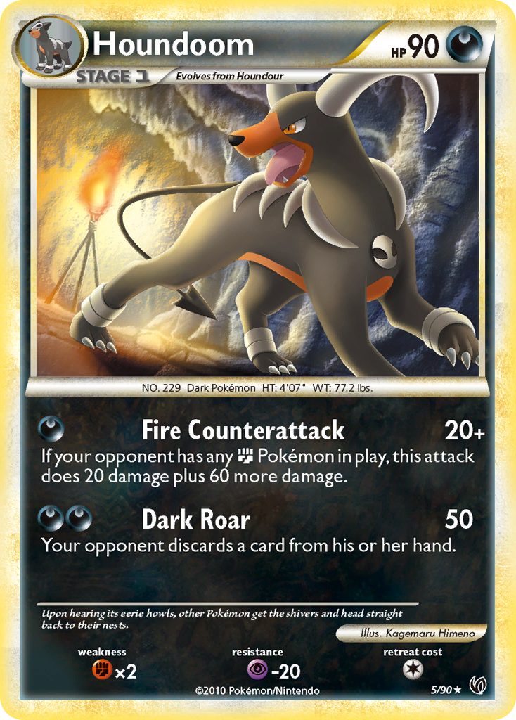 Houndoom (5/90) [HeartGold & SoulSilver: Undaunted] | Clutch Gaming