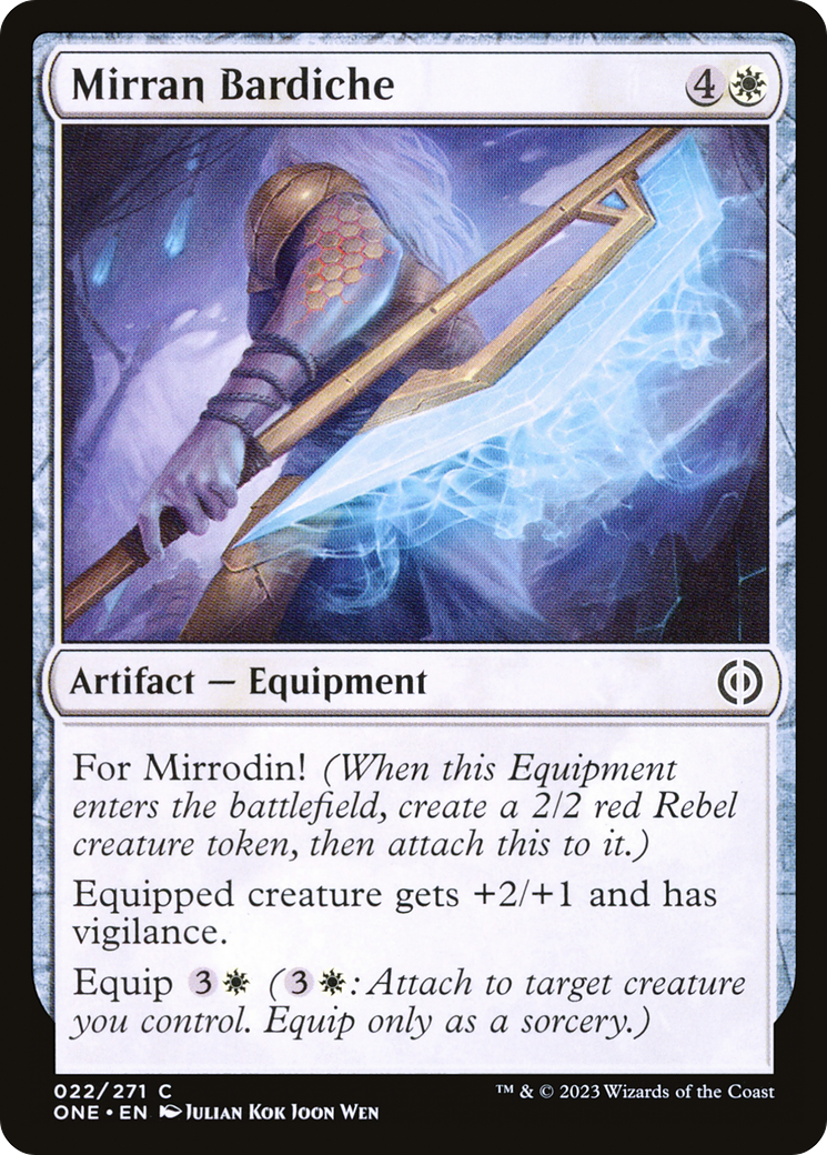 Mirran Bardiche [Phyrexia: All Will Be One] | Clutch Gaming