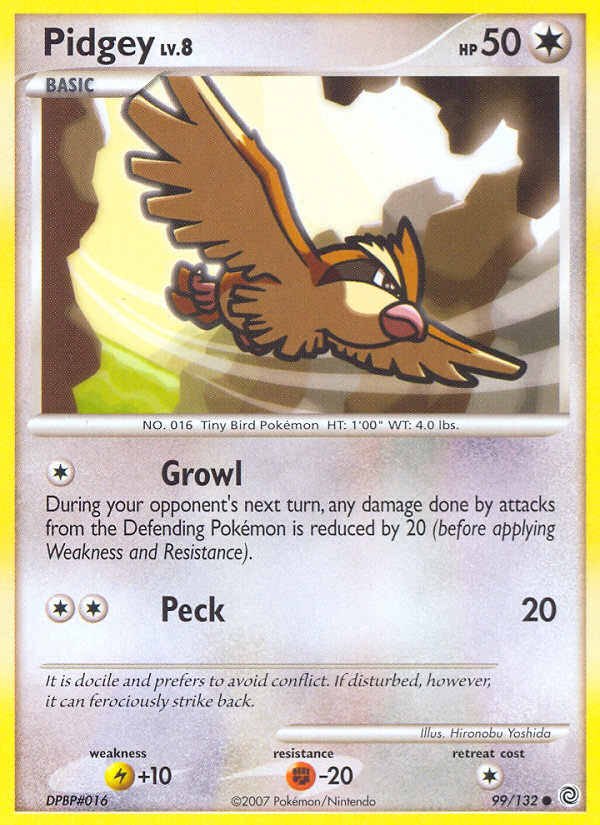 Pidgey (99/132) [Diamond & Pearl: Secret Wonders] | Clutch Gaming