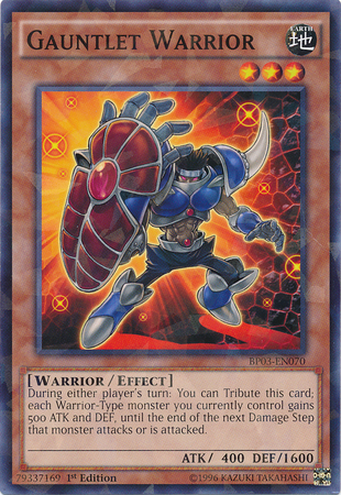 Gauntlet Warrior [BP03-EN070] Shatterfoil Rare | Clutch Gaming