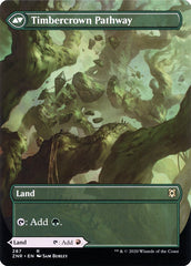 Cragcrown Pathway // Timbercrown Pathway (Borderless Alternate Art) [Zendikar Rising] | Clutch Gaming