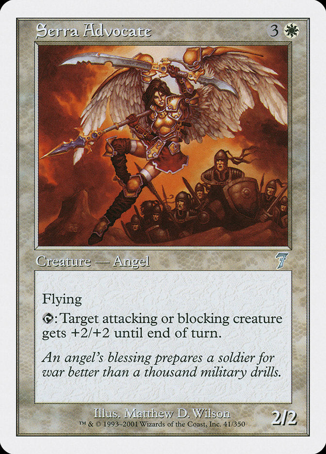 Serra Advocate [Seventh Edition] | Clutch Gaming