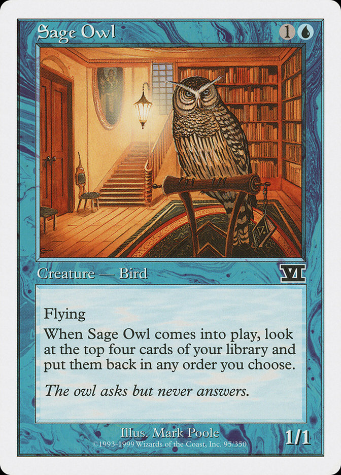 Sage Owl [Classic Sixth Edition] | Clutch Gaming