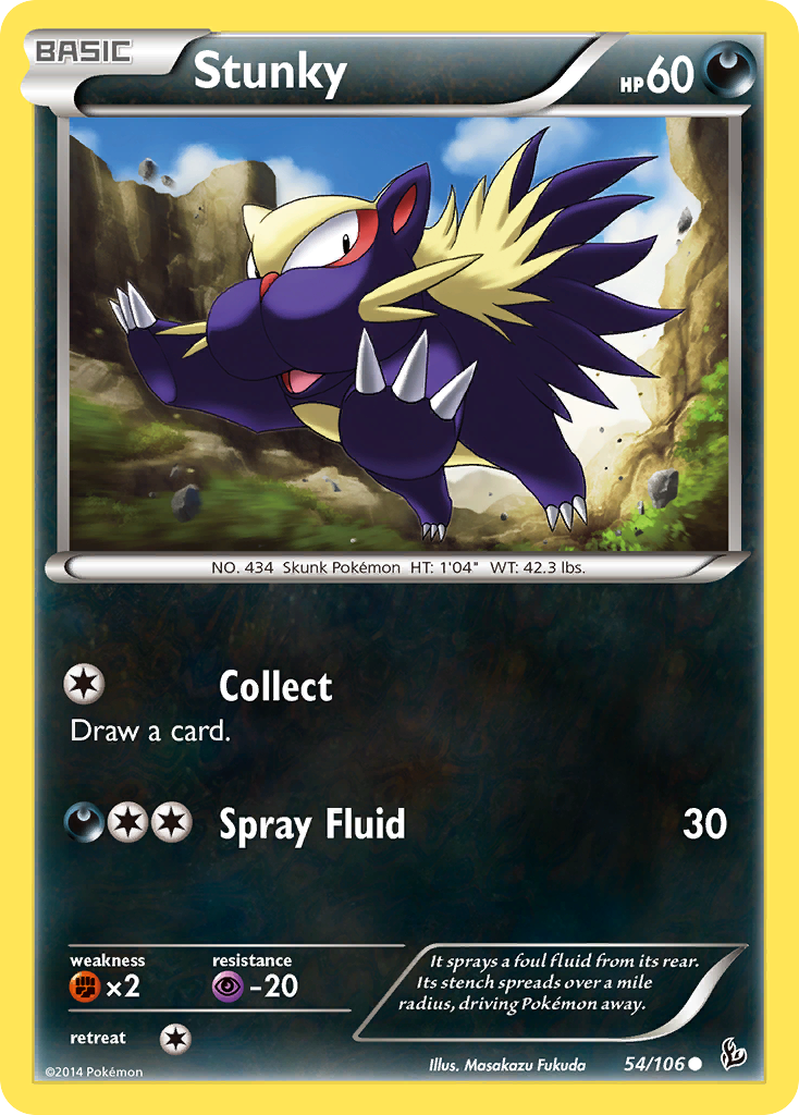 Stunky (54/106) [XY: Flashfire] | Clutch Gaming