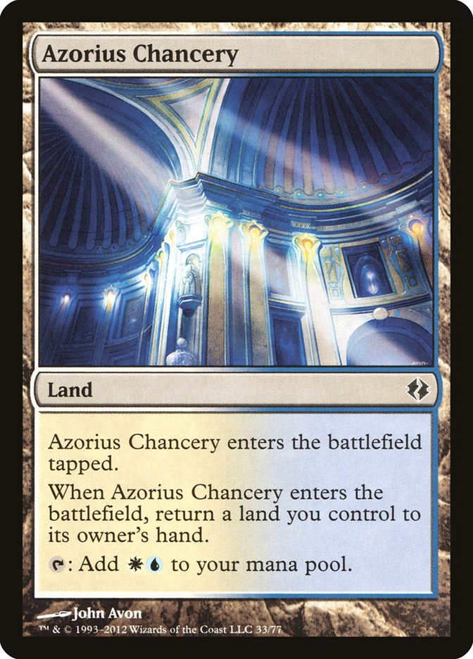 Azorius Chancery [Duel Decks: Venser vs. Koth] | Clutch Gaming