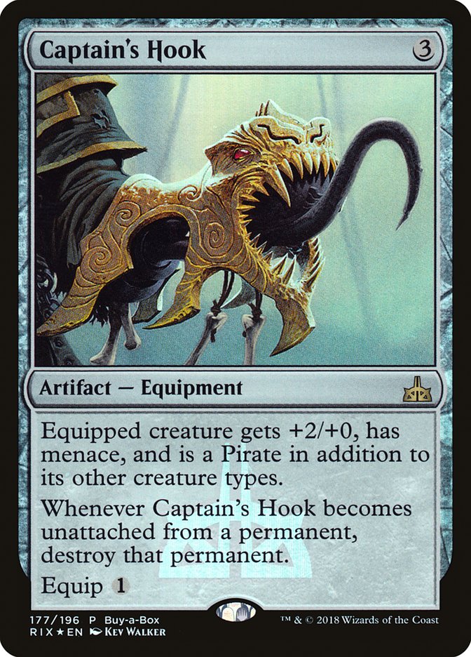 Captain's Hook (Buy-A-Box) [Rivals of Ixalan Promos] | Clutch Gaming