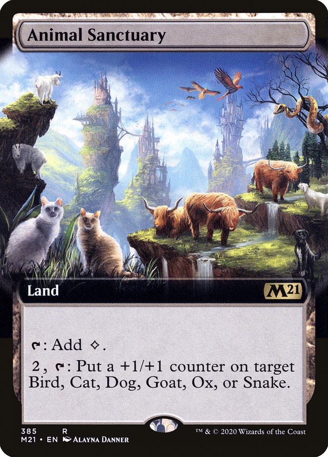 Animal Sanctuary (Extended Art) [Core Set 2021] | Clutch Gaming