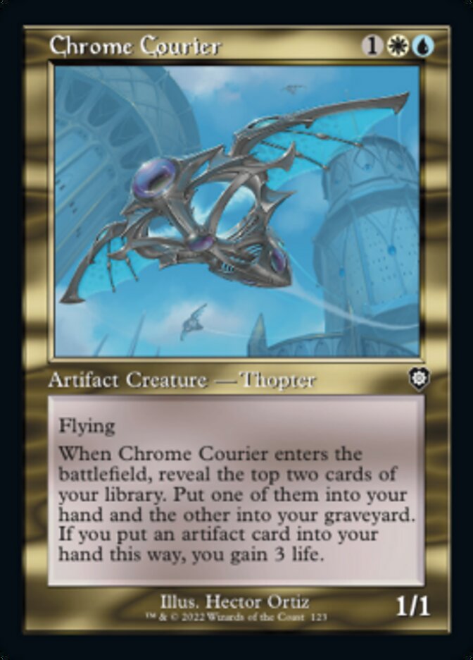 Chrome Courier (Retro) [The Brothers' War Commander] | Clutch Gaming