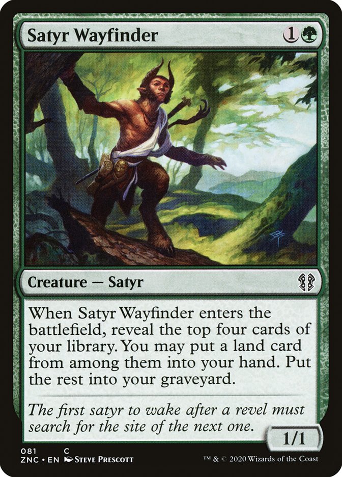 Satyr Wayfinder [Zendikar Rising Commander] | Clutch Gaming