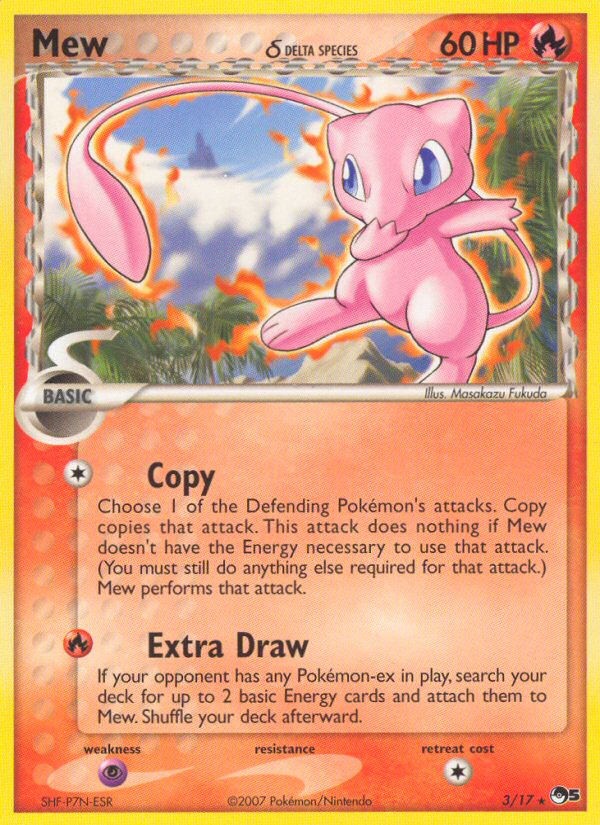 Mew (3/17) (Delta Species) [POP Series 5] | Clutch Gaming