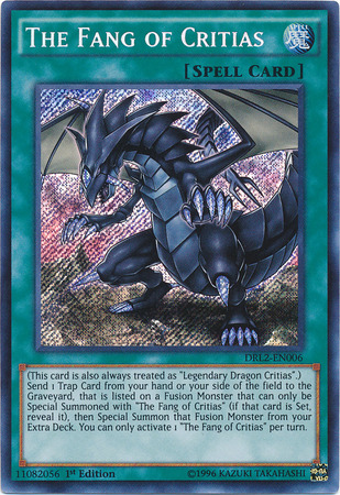 The Fang of Critias [DRL2-EN006] Secret Rare | Clutch Gaming