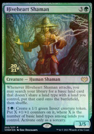 Hiveheart Shaman [Innistrad: Crimson Vow Prerelease Promos] | Clutch Gaming