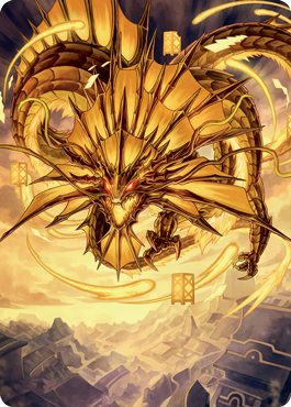 Ao, the Dawn Sky 2 Art Card [Kamigawa: Neon Dynasty Art Series] | Clutch Gaming