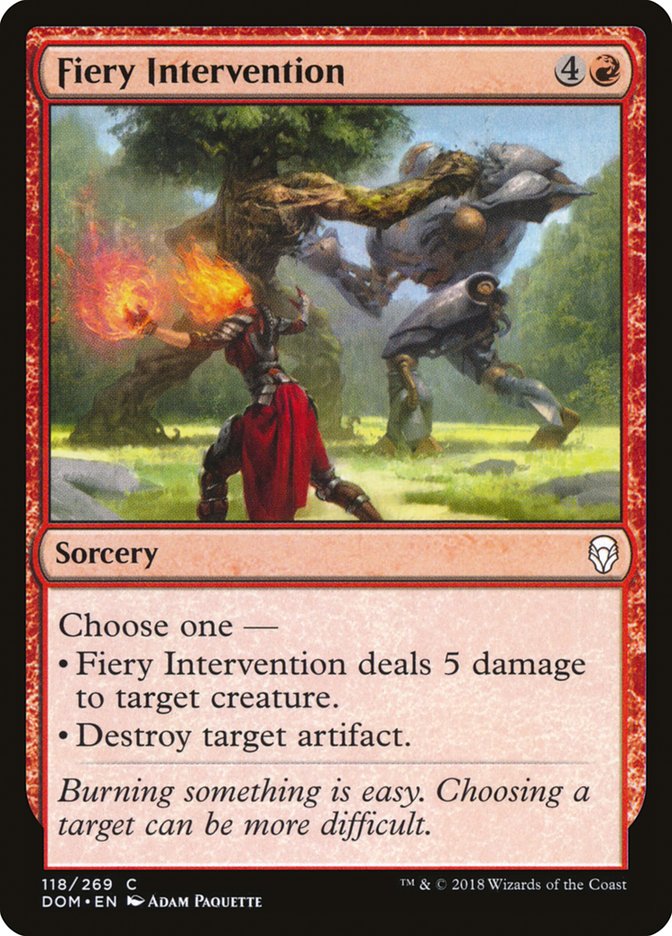 Fiery Intervention [Dominaria] | Clutch Gaming