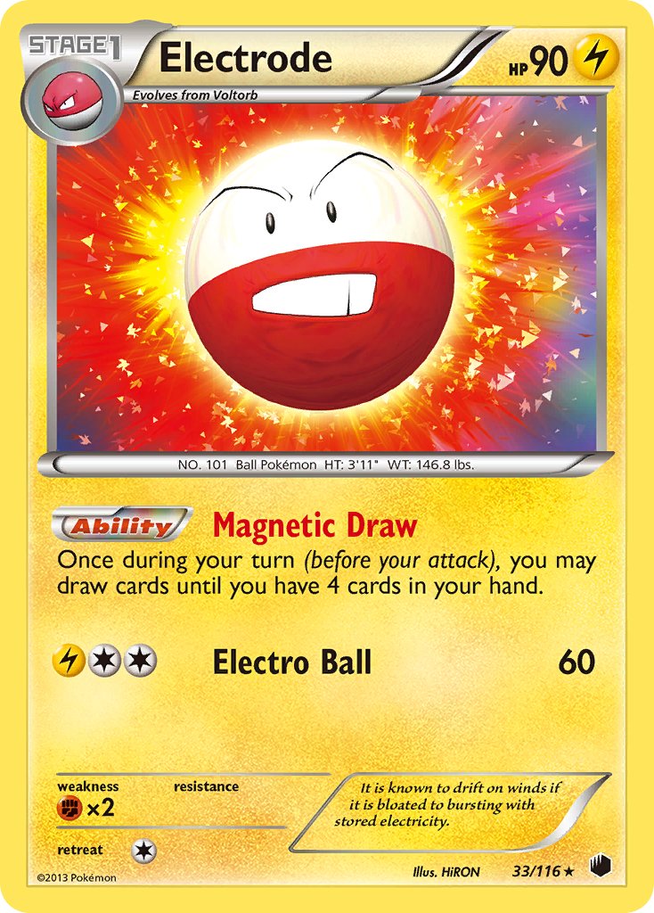 Electrode (33/116) (Theme Deck Exclusive) [Black & White: Plasma Freeze] | Clutch Gaming