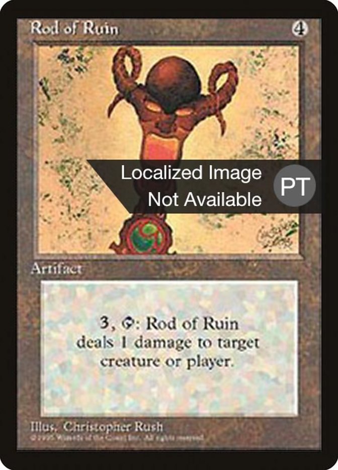 Rod of Ruin [Fourth Edition (Foreign Black Border)] | Clutch Gaming