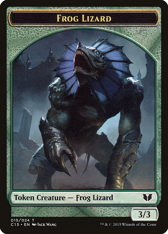 Frog Lizard Token [Commander 2015 Tokens] | Clutch Gaming