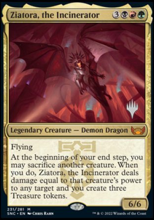 Ziatora, the Incinerator (Promo Pack) [Streets of New Capenna Promos] | Clutch Gaming