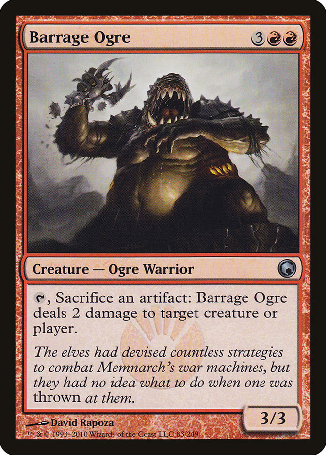 Barrage Ogre [Scars of Mirrodin] | Clutch Gaming