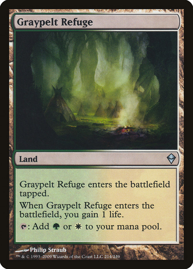 Graypelt Refuge [Zendikar] | Clutch Gaming