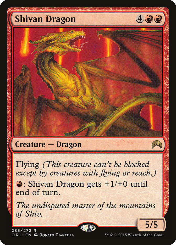 Shivan Dragon [Magic Origins] | Clutch Gaming