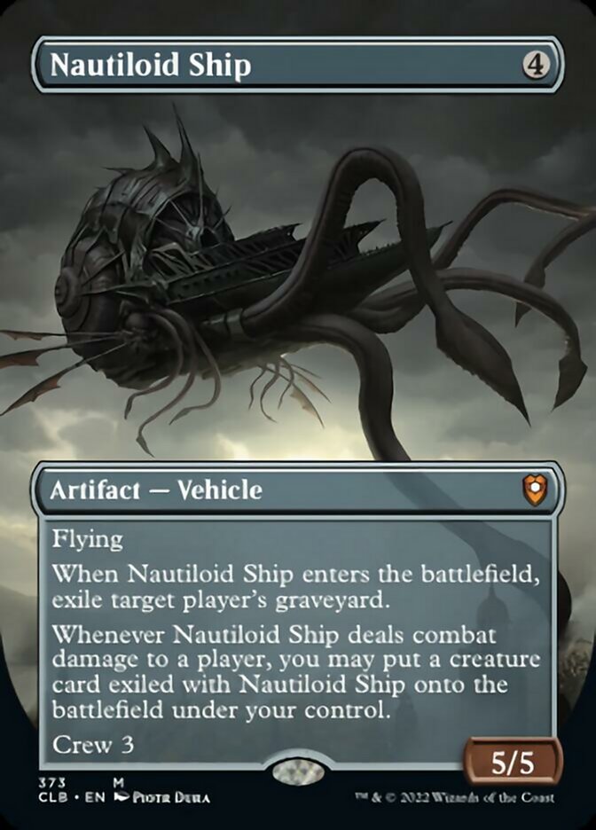 Nautiloid Ship (Borderless Alternate Art) [Commander Legends: Battle for Baldur's Gate] | Clutch Gaming