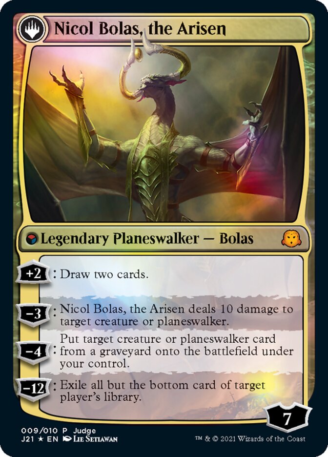 Nicol Bolas, the Ravager // Nicol Bolas, the Arisen [Judge Gift Cards 2021] | Clutch Gaming