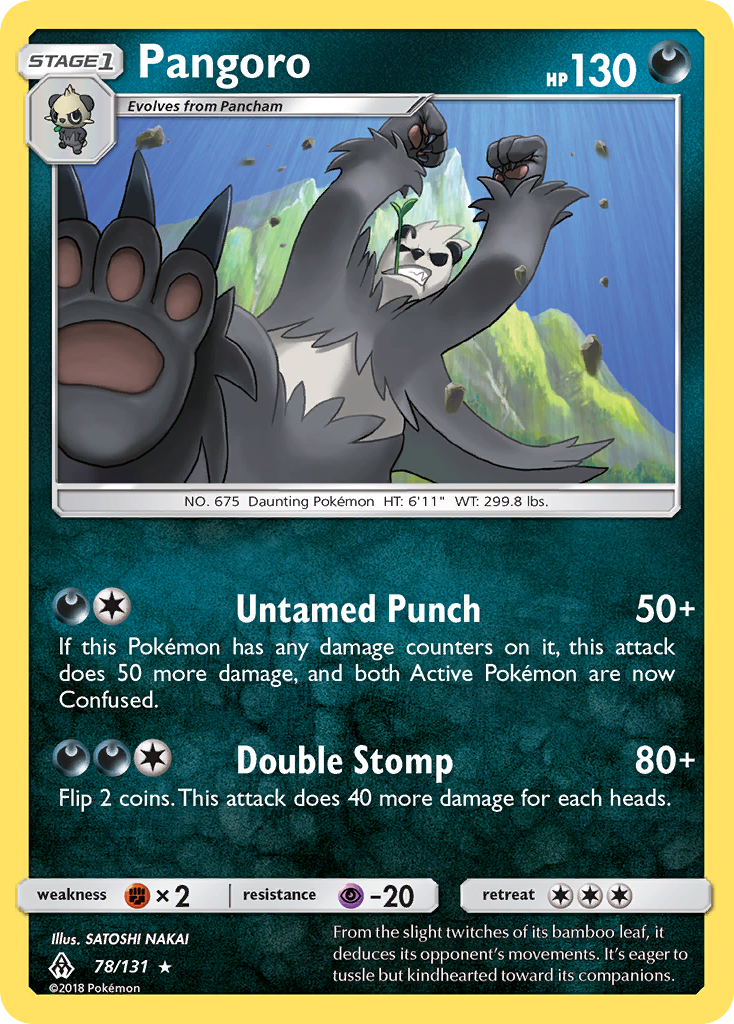 Pangoro (78/131) [Sun & Moon: Forbidden Light] | Clutch Gaming