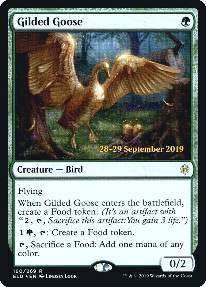 Gilded Goose [Throne of Eldraine Prerelease Promos] | Clutch Gaming