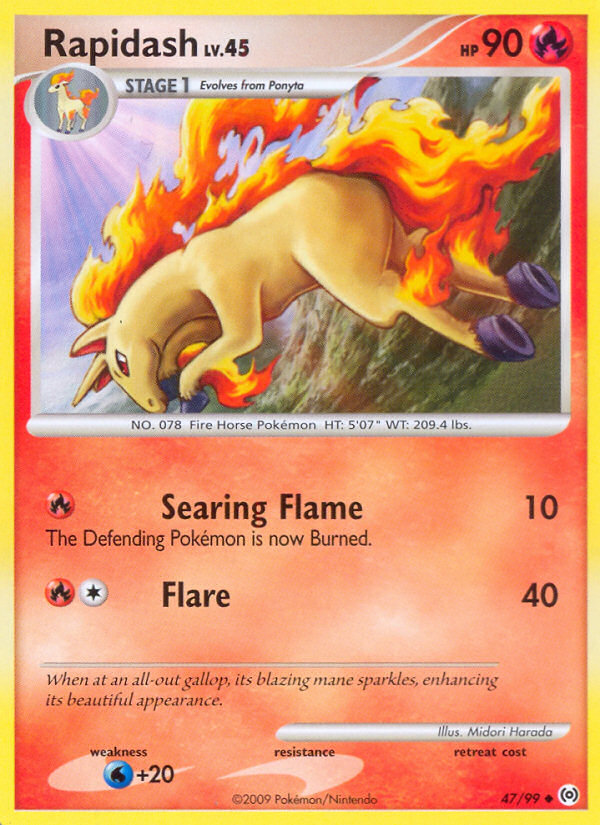 Rapidash (47/99) [Platinum: Arceus] | Clutch Gaming