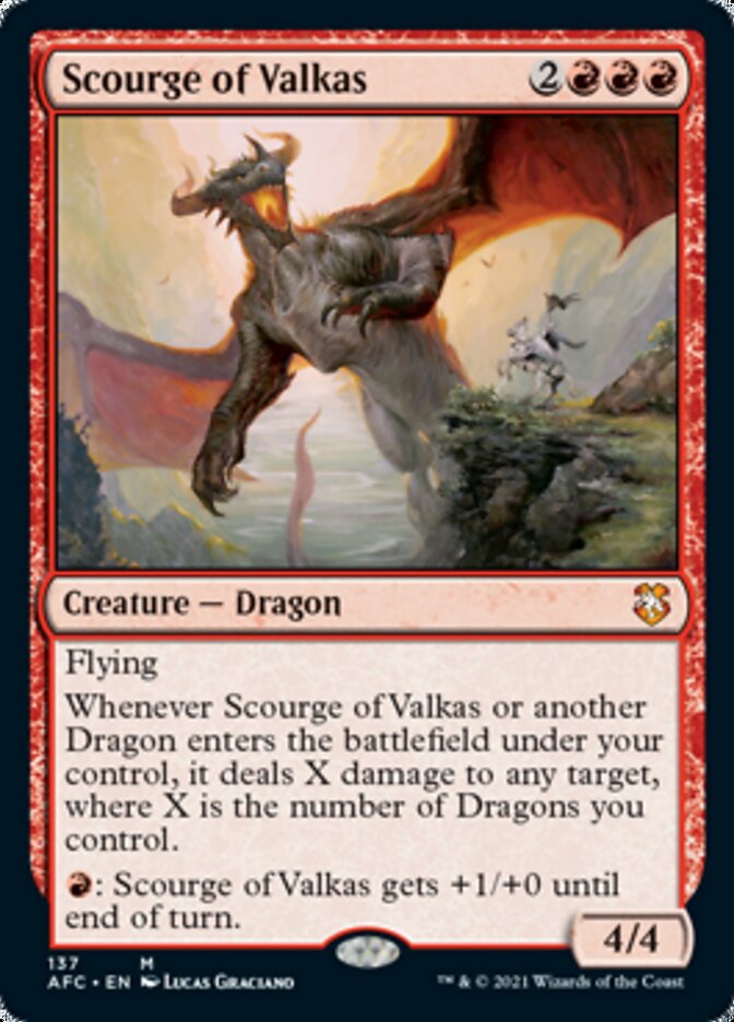 Scourge of Valkas [Dungeons & Dragons: Adventures in the Forgotten Realms Commander] | Clutch Gaming