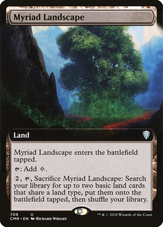 Myriad Landscape (Extended Art) [Commander Legends] | Clutch Gaming