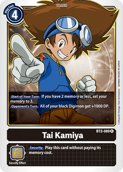 Tai Kamiya [BT2-089] [Release Special Booster Ver.1.0] | Clutch Gaming