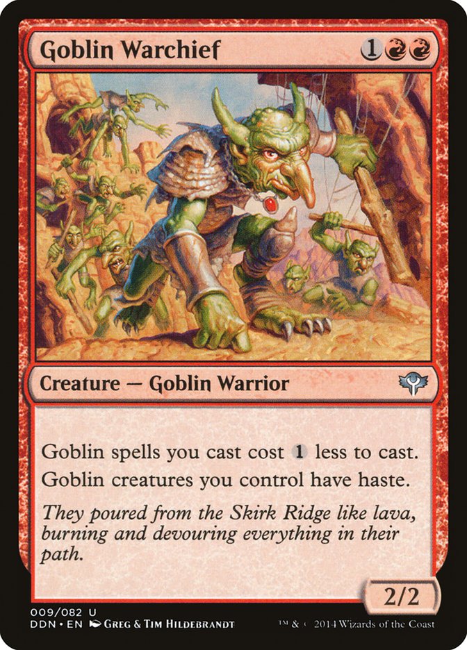 Goblin Warchief [Duel Decks: Speed vs. Cunning] | Clutch Gaming