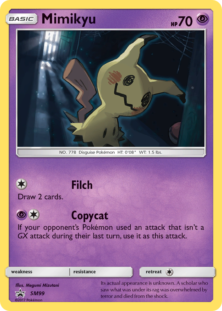 Mimikyu (SM99) [Sun & Moon: Black Star Promos] | Clutch Gaming