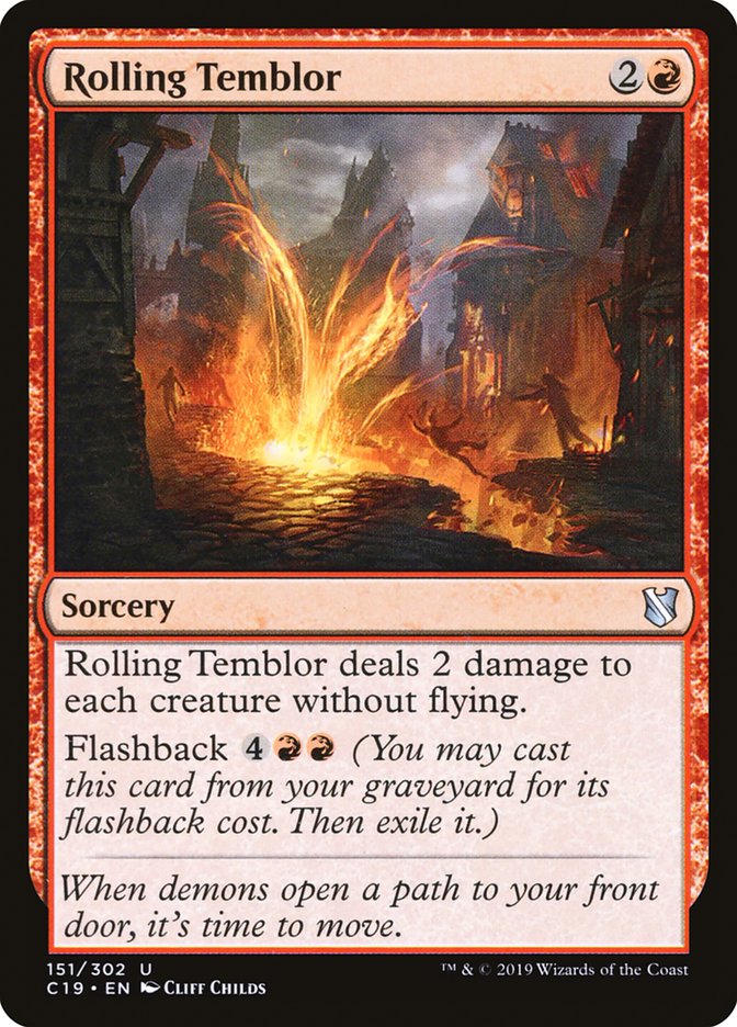 Rolling Temblor [Commander 2019] | Clutch Gaming