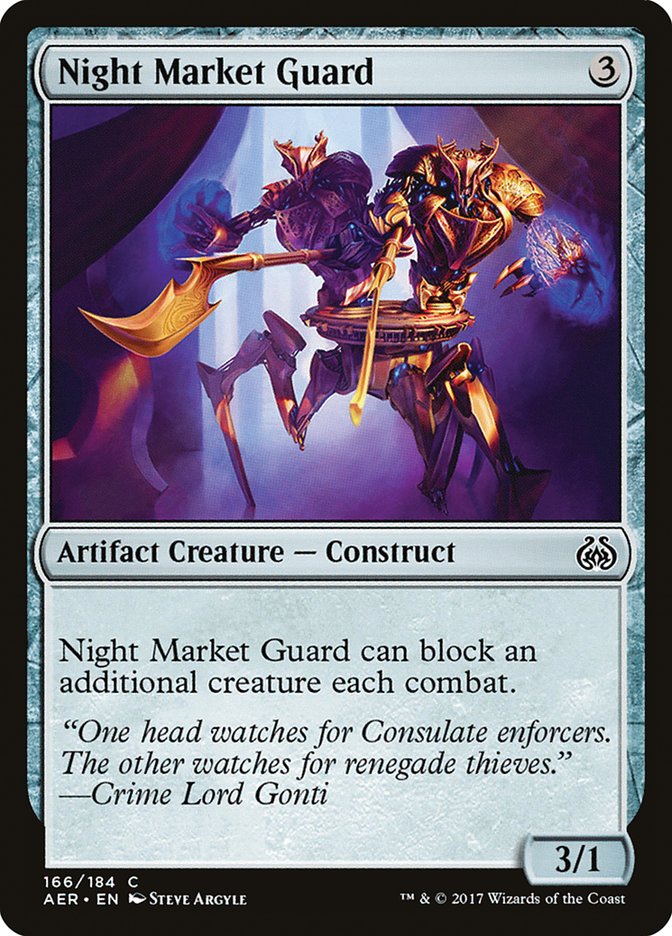 Night Market Guard [Aether Revolt] | Clutch Gaming