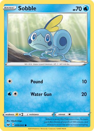 Sobble (055/202) (Premium Collection) [Sword & Shield: Base Set] | Clutch Gaming