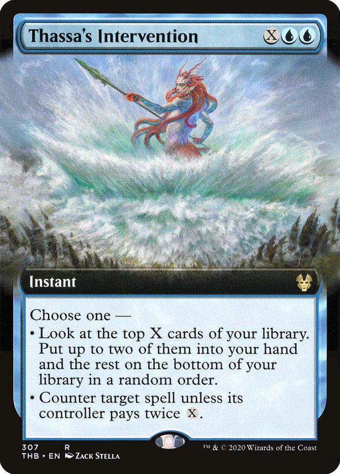 Thassa's Intervention (Extended Art) [Theros Beyond Death] | Clutch Gaming