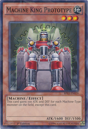 Machine King Prototype [BP03-EN019] Shatterfoil Rare | Clutch Gaming